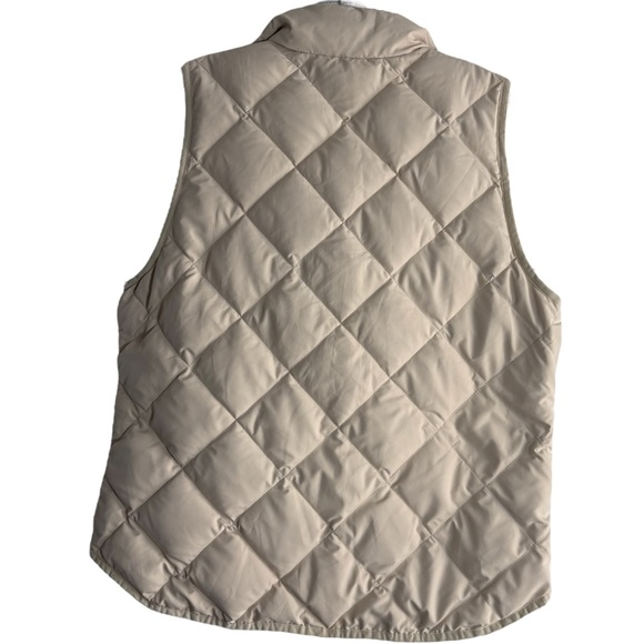 J. CREW FACTORY Quilted Puffer Vest Down Filled Size Large— PERFECT FOR FALL!!! - Picture 3 of 9